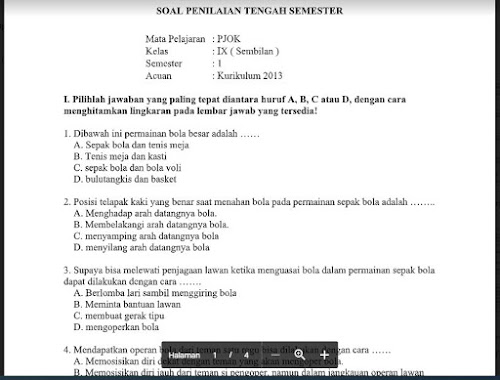 Soal Bulutangkis Kelas 9 Jawabanku Id
