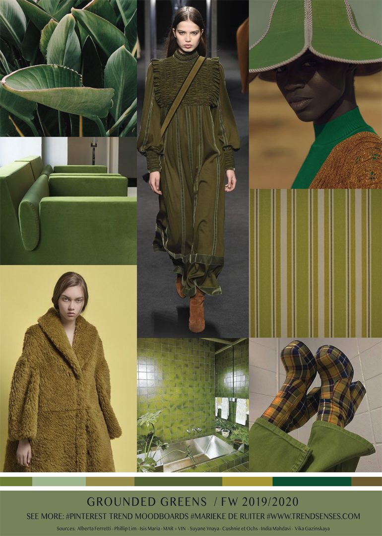 TREND | TRENDSENSES - GROUNDED GREENS . FW 2019 - 2020 | FASHION ...