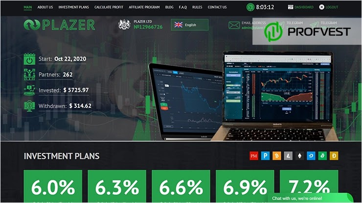 Plazer: обзор и отзывы о plazer.biz (HYIP платит) Plazer обзор и отзывы HYIP-проекта