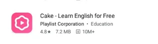 Cake English Learning App -oledtech