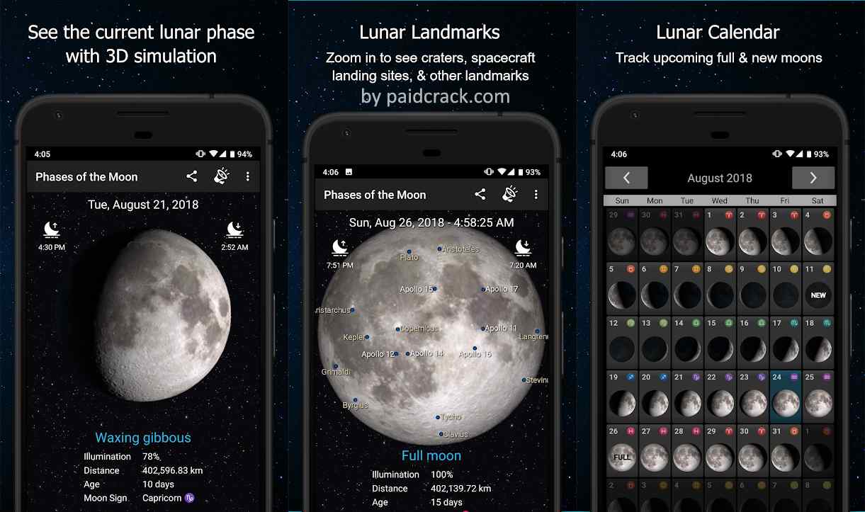 Phases of the Moon Calendar & Wallpaper Pro Mod Apk 6.1.9 Phases of the Moon Calendar & Wallpaper Pro Mod Apk 6.1.9