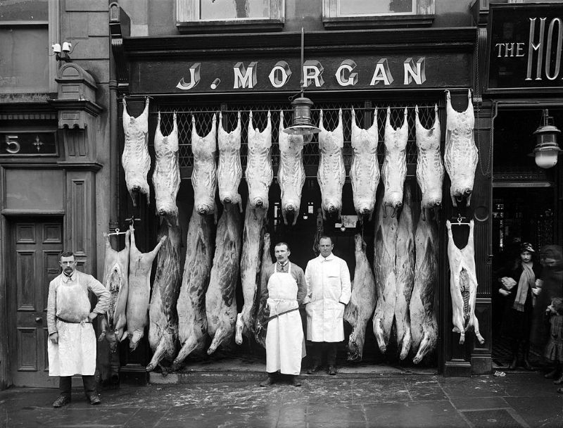 In the Days Before Fridges Amazing Vintage Photographs Show Butcher