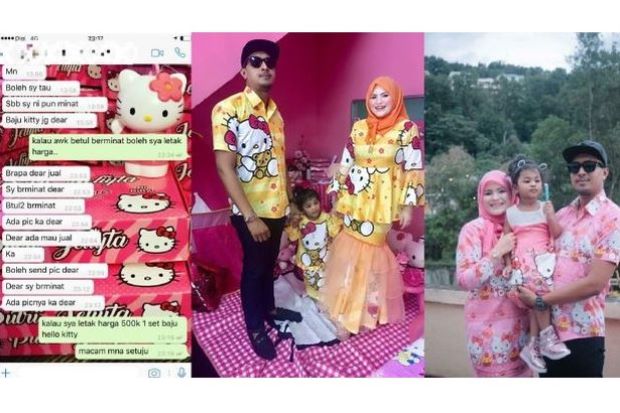  AWESOME Baju Hello Kitty Tular Bernilai RM Setengah 