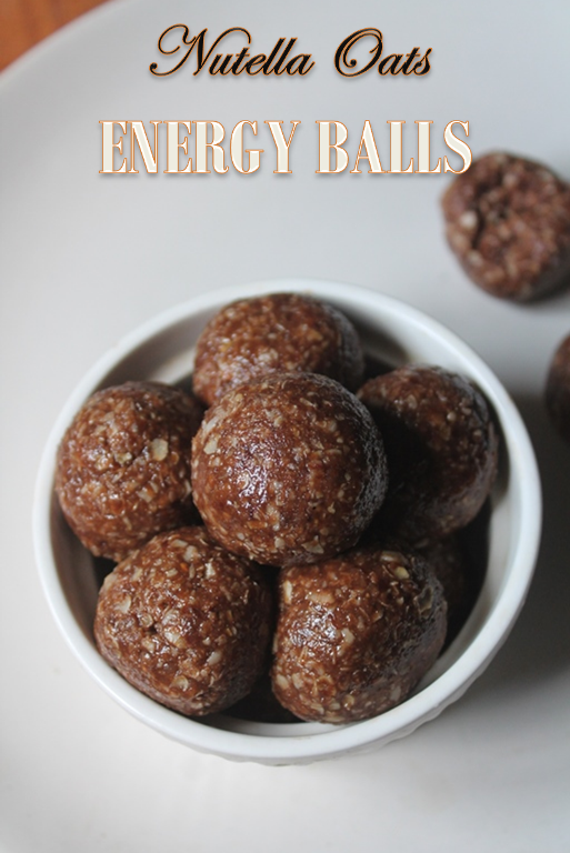 Nutella Oats Energy Balls Recipe Yummy Tummy