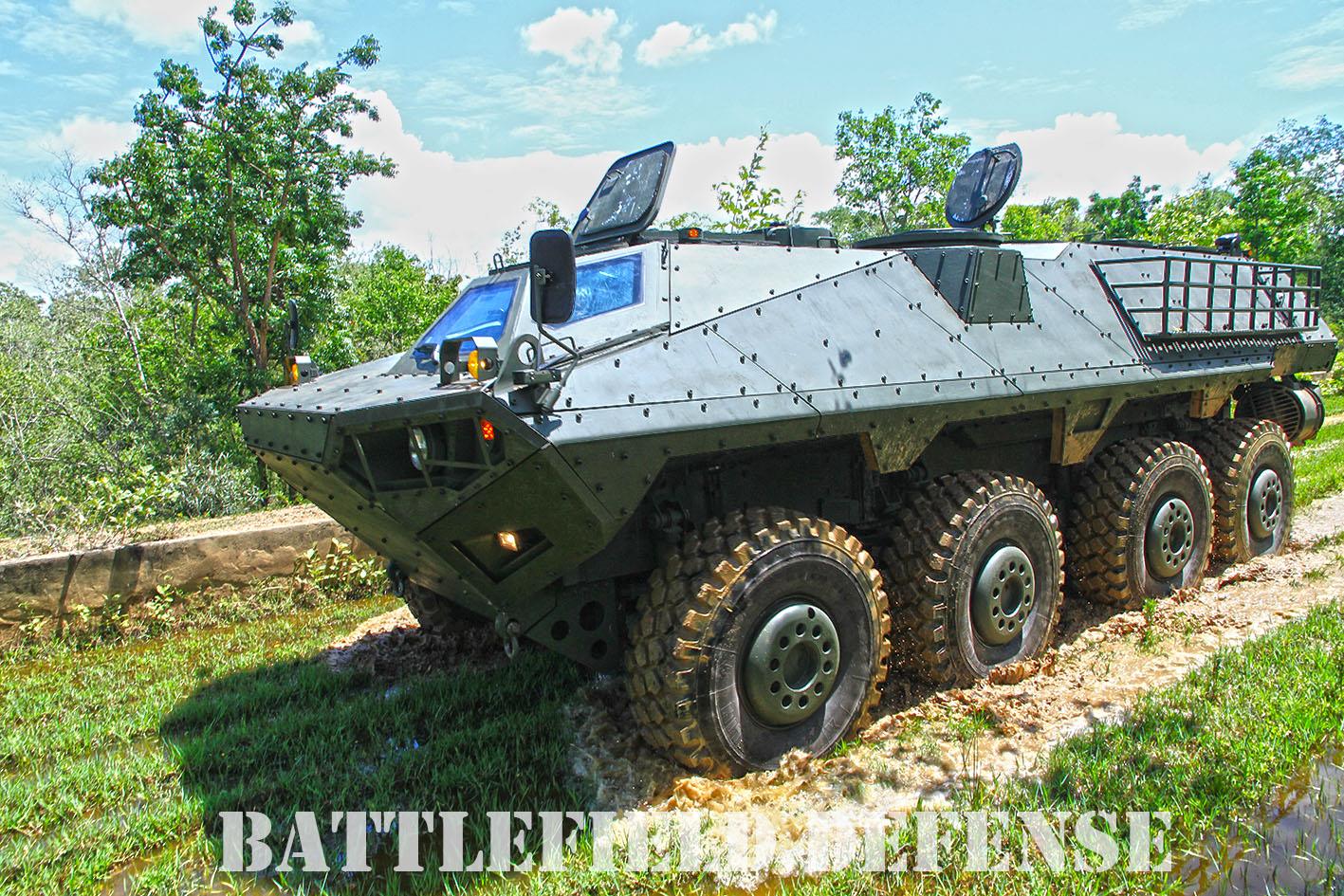 AAG_th บันทึกประจำวัน: ยานเกราะล้อยาง Panus R600 8x8 ที่พัฒนาในไทยทดสอบ ...