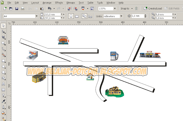 Cara Membuat Denah Lokasi Undangan dengan CorelDRAW