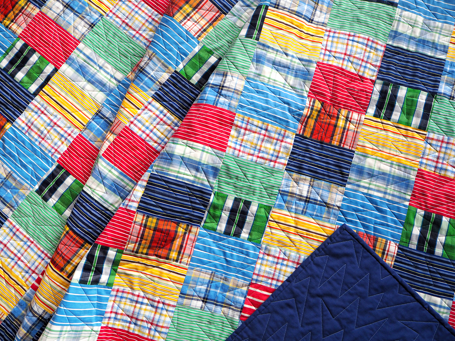 Stitch and Yarn Making the Checks and Balances quilt your own