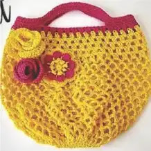 Bolso de mano a Crochet Bolso de mano a Crochet