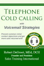 Telephone Cold Calling with Voicemail Strategies book cover