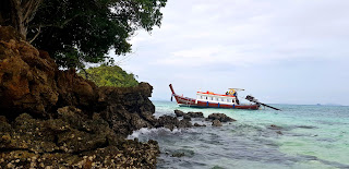 łódź, wyspa, tajlandia, tub island, krabi