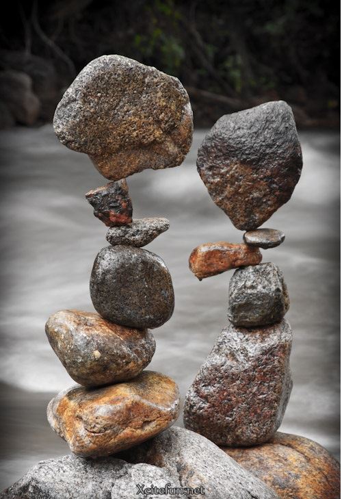 Sculptures From Stones Land Art