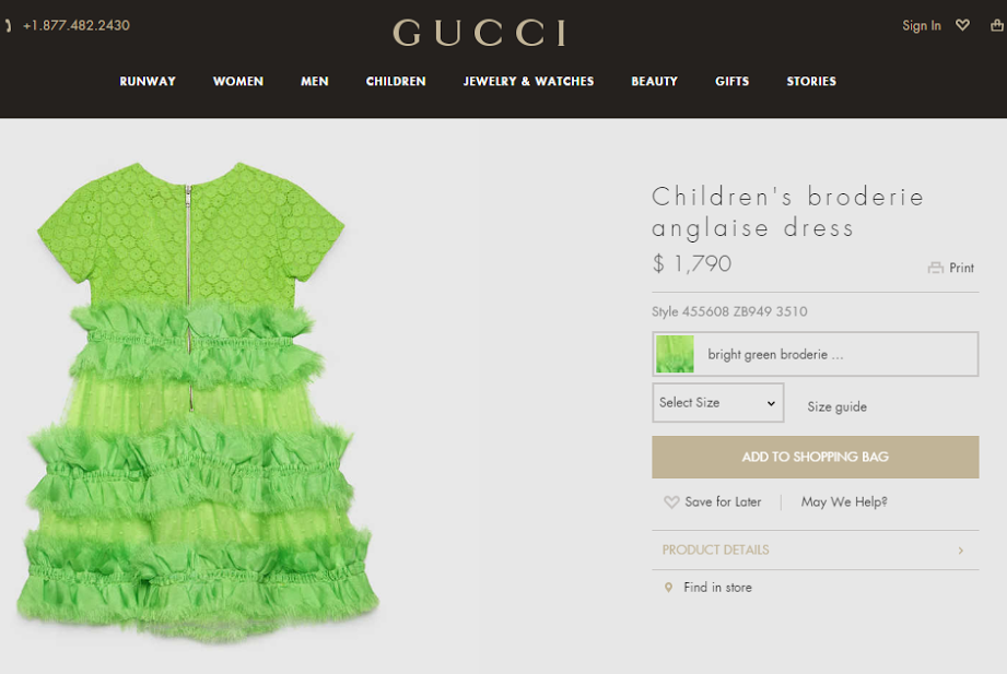 Beyoncé and Blue Ivy Wear Matching Gucci Dresses in Paris