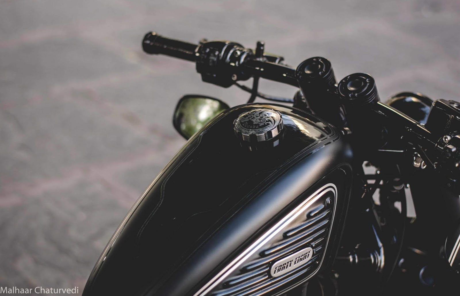 Hell Kustom : Harley Davidson 48 By Rajputana Custom Motorcycles