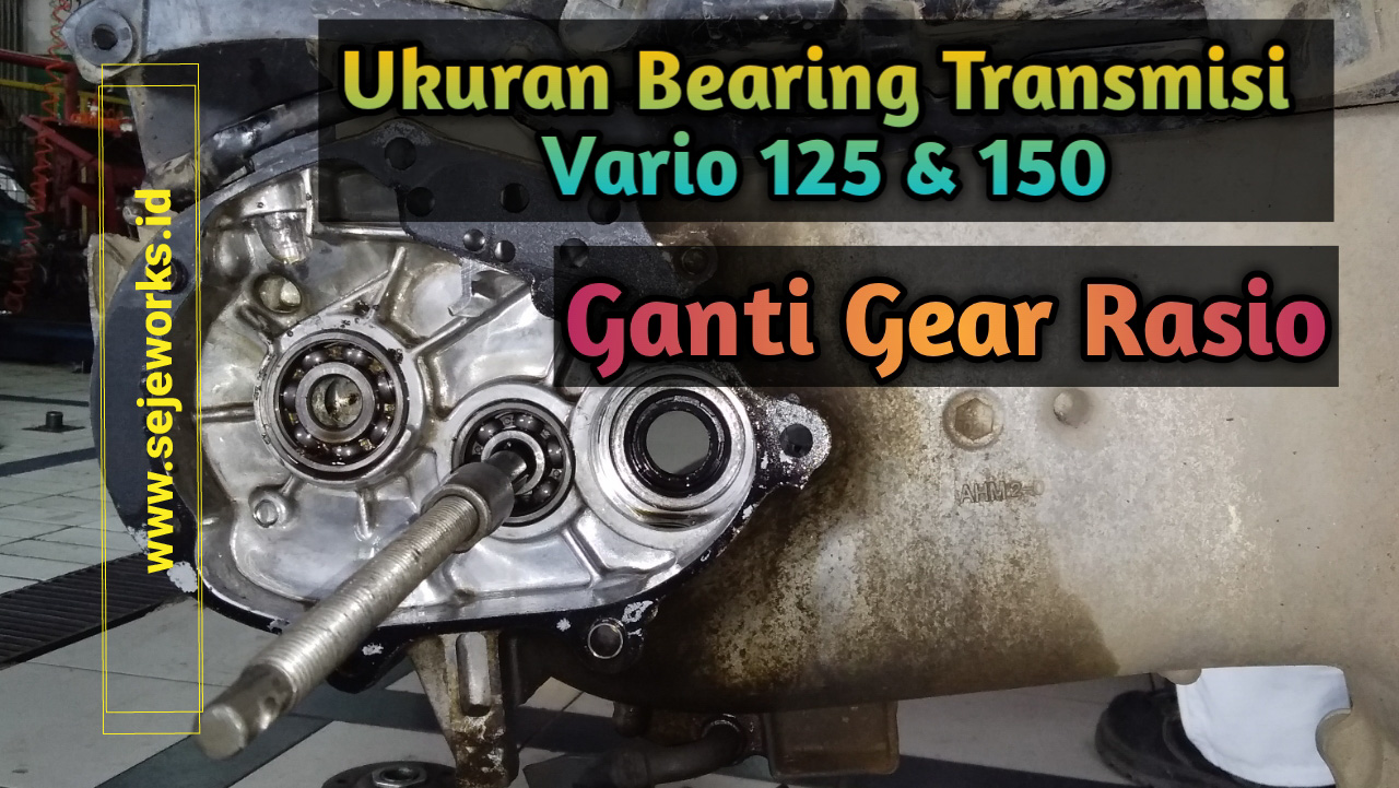 Cara Pasang Serta Kode Bearing Gear Box Rasio atau