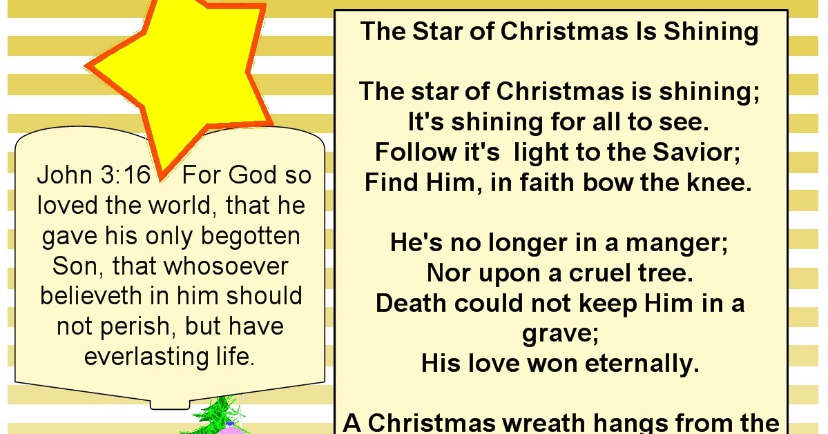 The Star of Christmas Is Shining