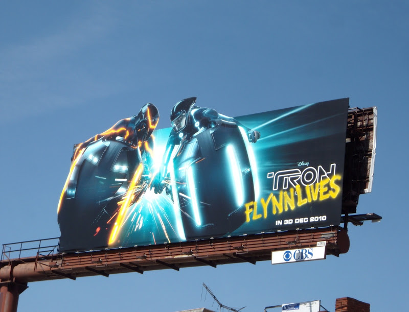 Tron Legacy movie billboard