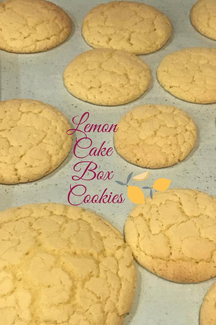 Lemon Cake Box Cookies [The Color Wheel Gallery]