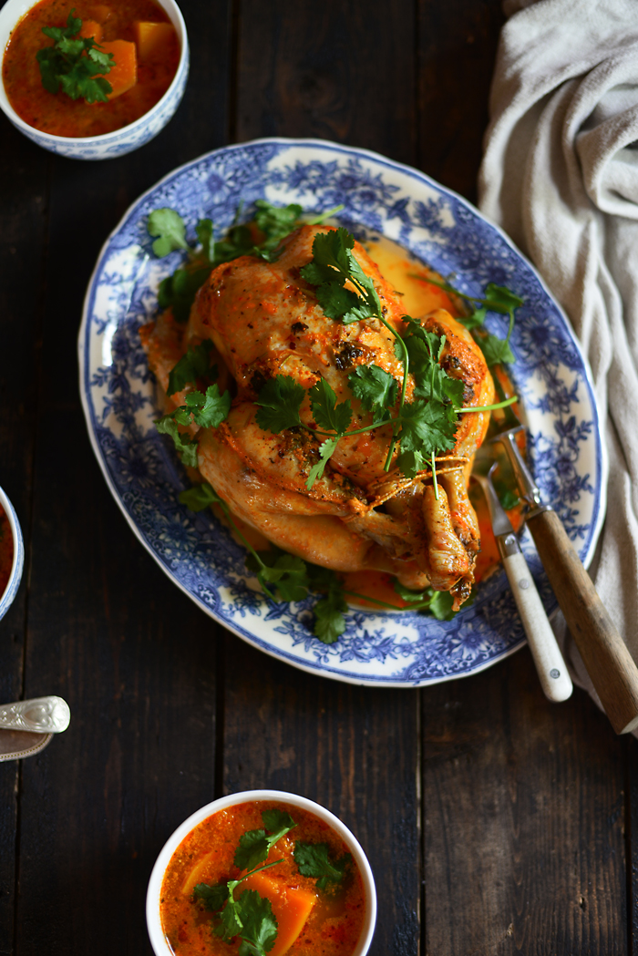 Lemon & Vanilla Thai Red Chicken Soup / Sopa de Frango com Caril