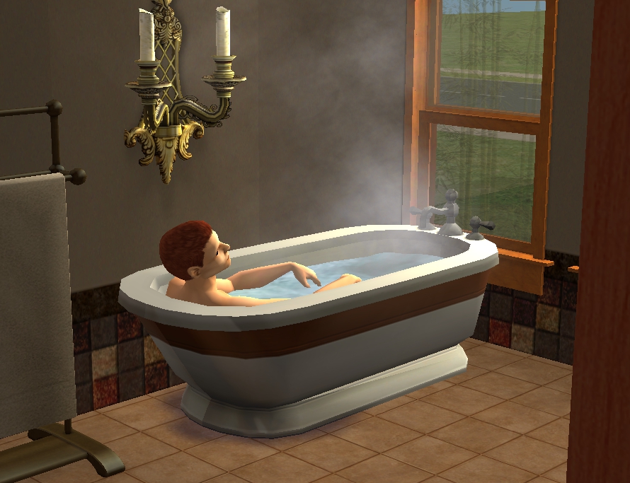 TheNinthWaveSims The Sims 2 The Sims 4 Base Game Rub A Dub Tub Bathtub For The Sims 2