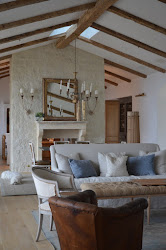 farmhouse modern living decor farm patina inspiration room swedish rooms lovely giannetti interior fireplace hello chairs antiques leather