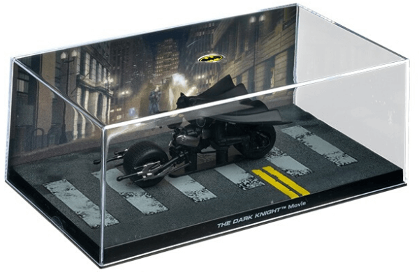 batman automobilia, coleccion batimoviles  1:43, the dark knight movie batpod 2008, the dark knight movie 1:43, batpod 1:43