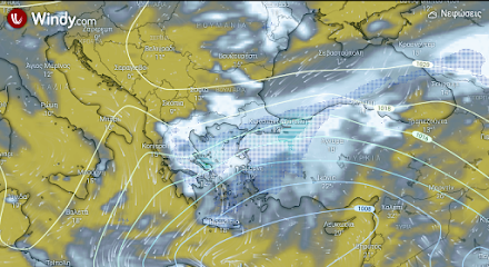 Βροχές κατά τόπους ισχυρές την Κυριακή των Βαϊων στην ανατολική και νότια Ελλάδα - Σταδιακή βελτίωση του καιρού στην υπόλοιπη χώρα