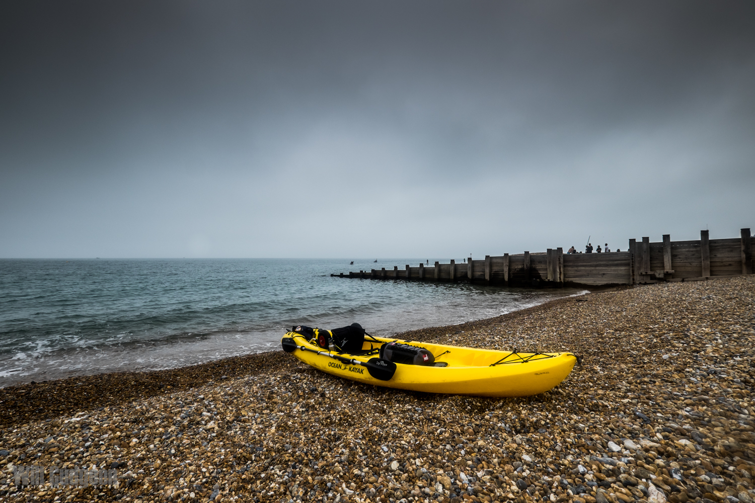 Out around Eastbourne pier kayaking