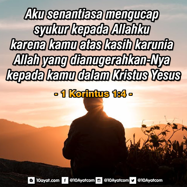 1 Korintus 1 4