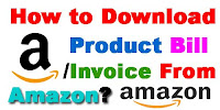 How to Download Product Bill From Amazon?