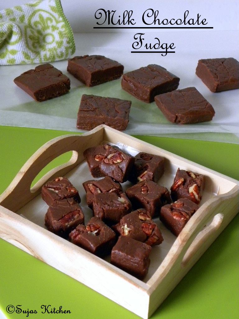 Sujas Kitchen Easy Milk Chocolate Fudge