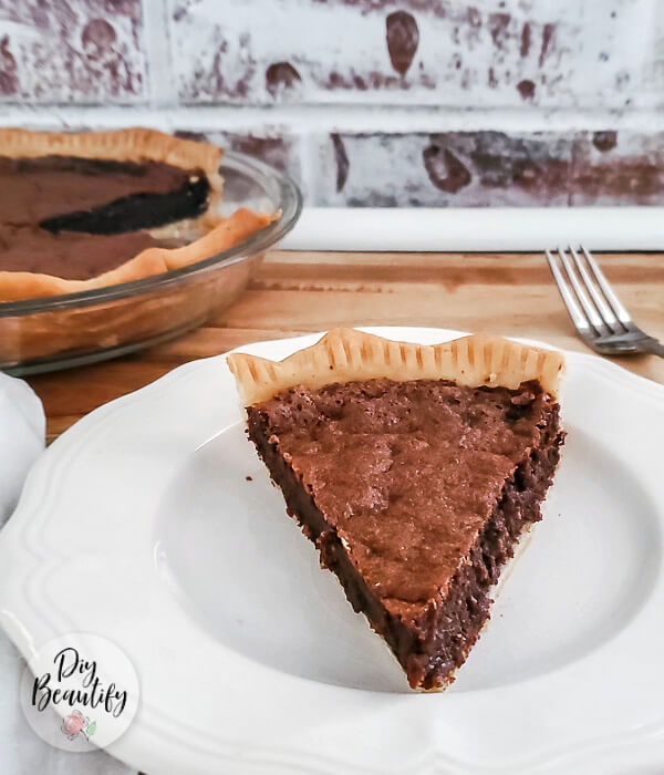 Easy Homemade Chocolate Fudge Pie DIY Beautify Creating Beauty at Home