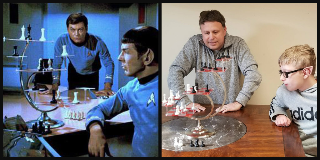 Xadrez Tridimensional do Sr. Spock (Star Trek) « Blog de Brinquedo