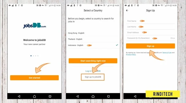 Cara Daftar JobsDB Lewat HP dan Komputer