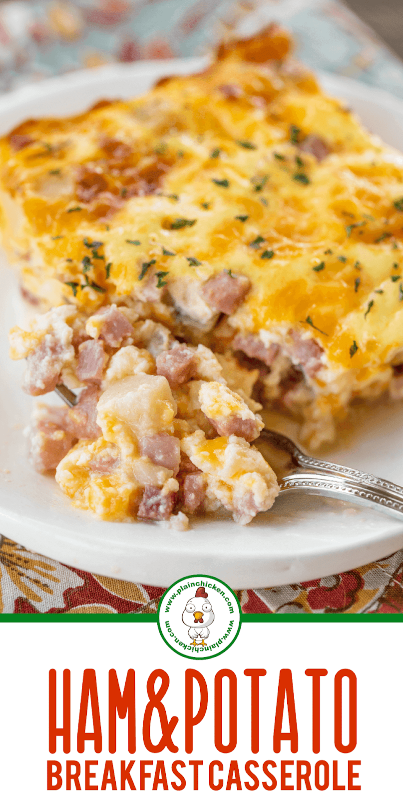 Ham & Potato Breakfast Casserole Plain Chicken®