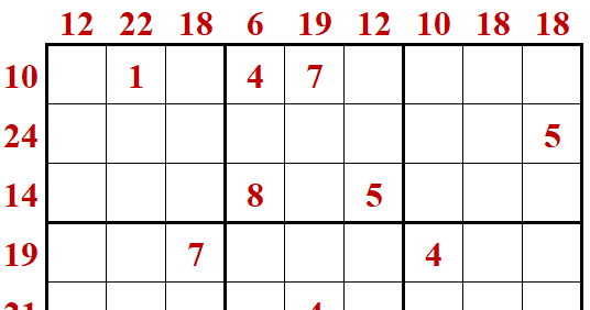 Jogo Sudoku Fácil Com Resposta Para Imprimir. Jogo Nº 258.