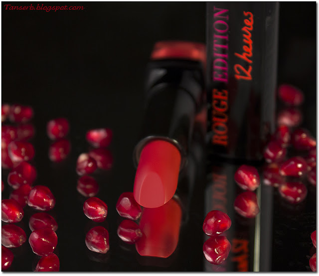 Помада Bourjois Rouge edition 12 heures № 29 “Cerise Sur Le Lipstick”