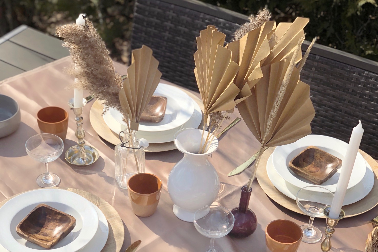 DIY Dried Paper Palm Leaves Harlow & Thistle