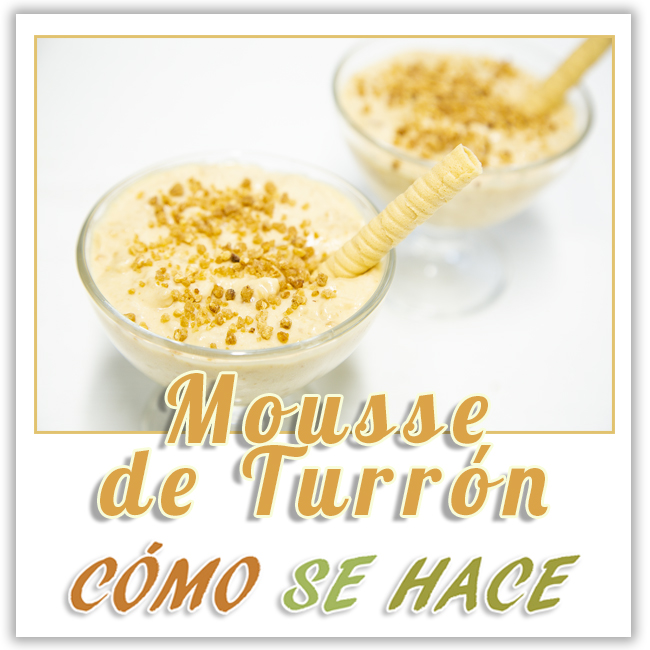  Mousse de turrón