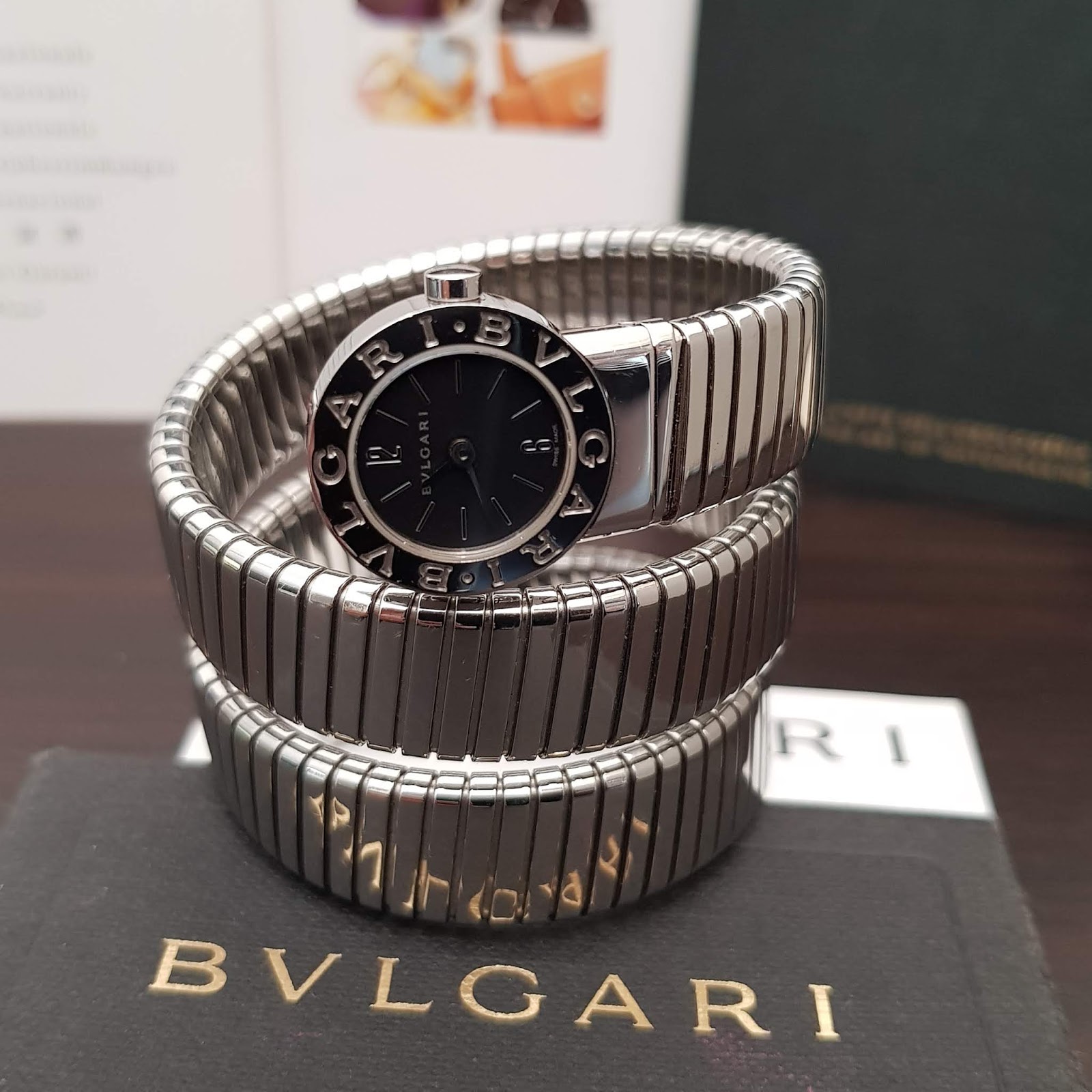 jam tangan bvlgari snake original