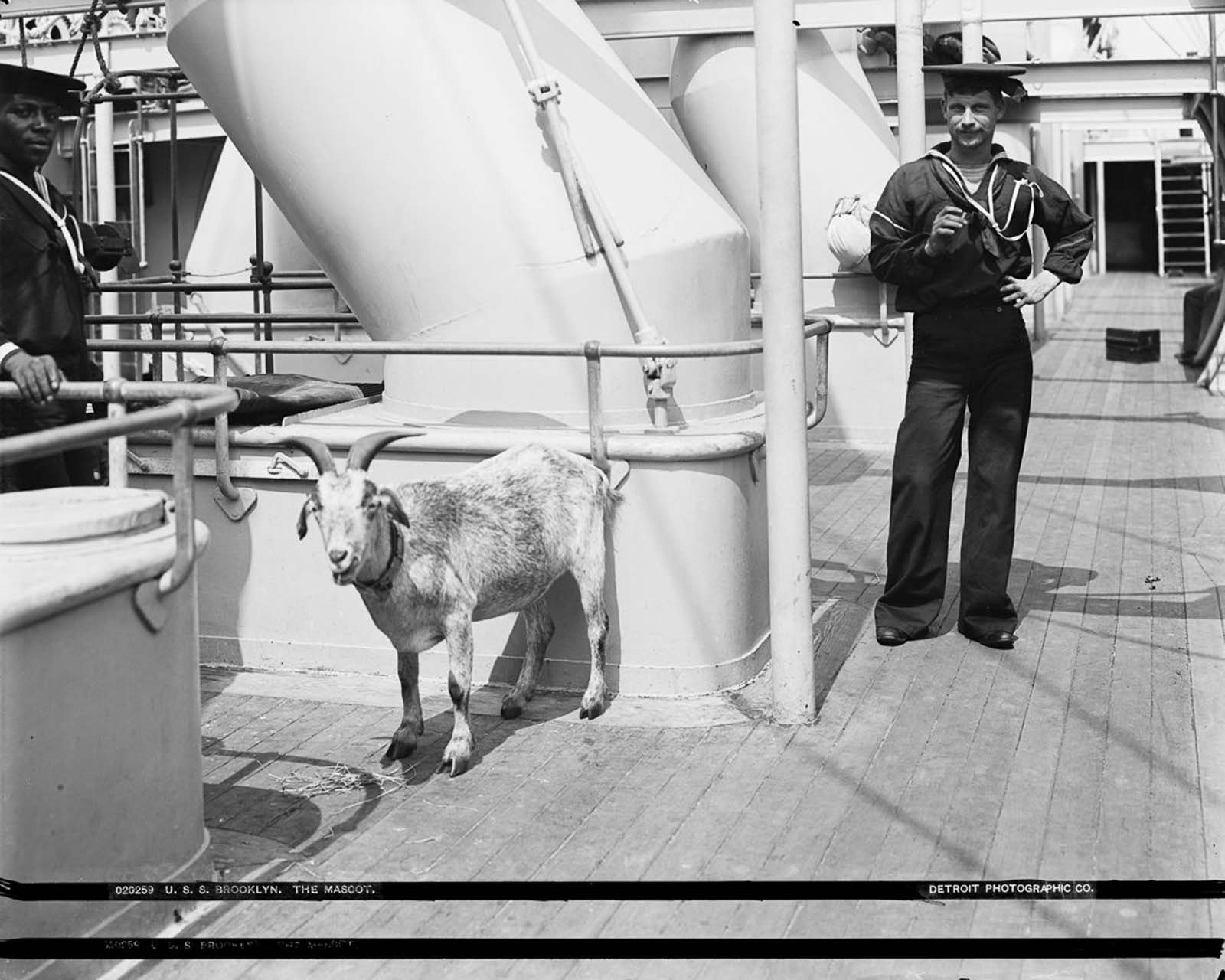 USS Brooklyn 1896 vintage photographs