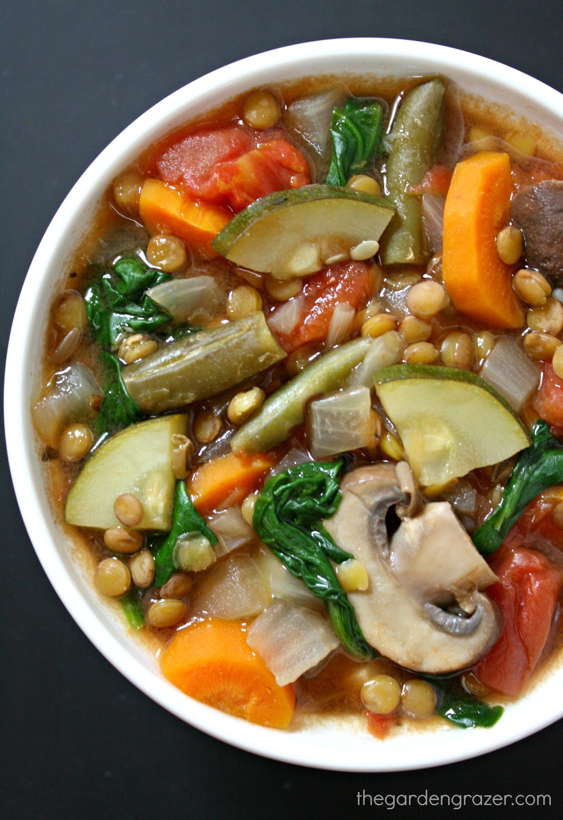 The Garden Grazer: Lentil Vegetable Soup