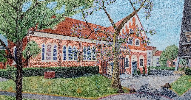 Buchstabencollage Fraumohrsrasselbandes Webseite