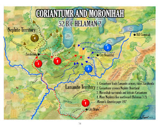 Map 74 from Moroni's America - Maps Edition (Coriantumr and Moronihah)