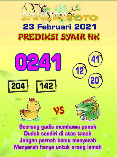 Prediksi Togel Hongkong Selasa 23 Februari 2021 Prediksitogel Jp Prediksi Togel Hongkong Selasa 23 Februari 2021 Prediksitogel Jp