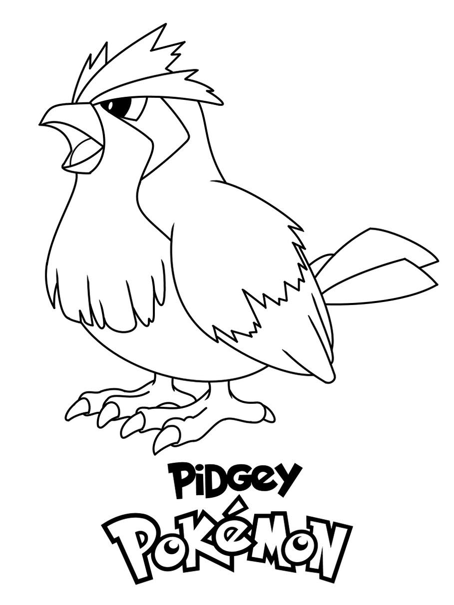 Pokemon Pidgey Coloring Pages For Kids Free Pokemon Coloring Pages pokemon-pidgey-coloring-pages-for-kids-free-pokemon-coloring-pages