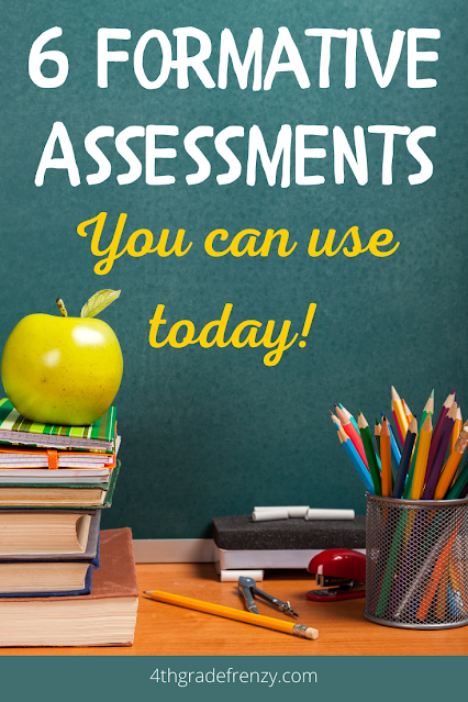 4th Grade Frenzy 6 Formative Assessments You Can Use Today