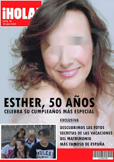 El blog de Lorenna: Revista Hola personalizada para aniversario boda o  cumpleaños