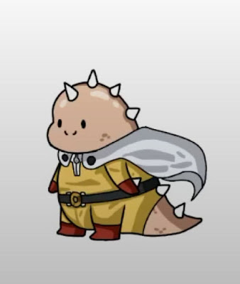 gambar dino saitama Gambar Dino Anime Lucu Terbaik Yang Lagi Hits Di TikTok