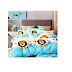 Kids Glace Cotton Bedsheets for Double Bed with 2 Pillow Covers