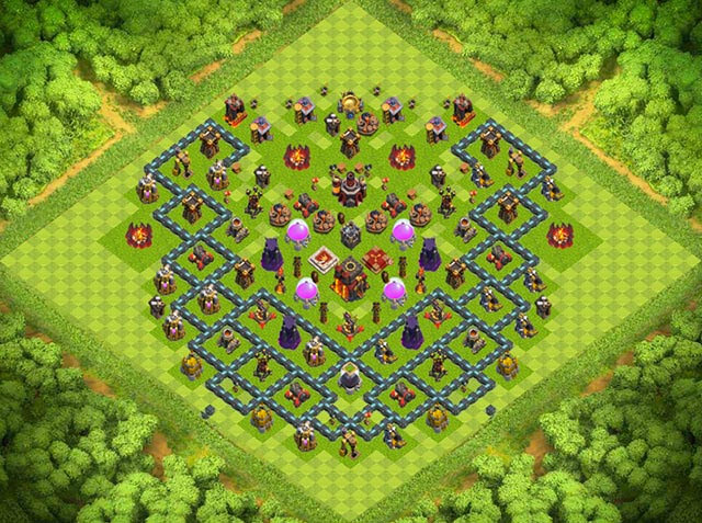 Base Town Hall 10 Clash of Clans Farming